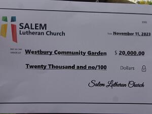 Salem Lutheran Donation 2023