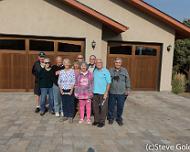 E21027_Group Our group at the home of Barb & Dean Brooks in Madras, OR