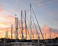 Ma Alahi v2 At the dock at sunset