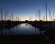 Sunset boat harbor Sunset at the boat harbor