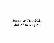 Summer Trip 2021 - title