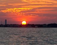 GalvestonBay_20140921 Sunrise from Galveston Bay