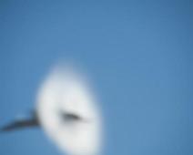 Jet Vapor Barrier Plane going thru moisture in the air.(This is not breaking the sound barrier)