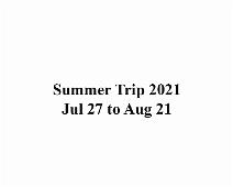 Summer Trip 2021 - title