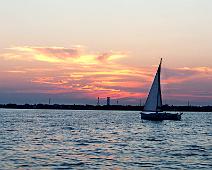 GalvestonBay_Sailboat_Sunset Sailing into the Sunset, Galveston Bay