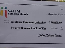 Salem Lutheran Donation 2023